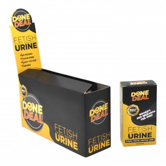 Done Deal Fetish Adult Novelty Urine 3oz - 6ct Display