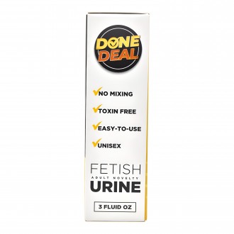 Done Deal Fetish Adult Novelty Urine 3oz - 6ct Display