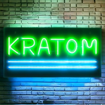 12"x24" Neon Led Sign - Kratom [LED-NS016]
