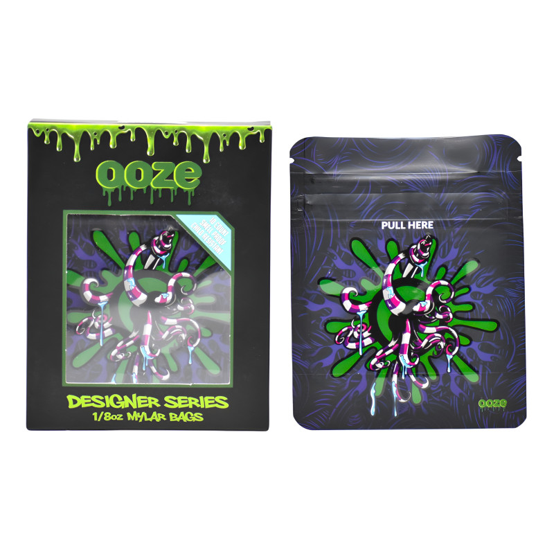 Ooze Octo Designer Series 1/8oz Mylar Baggies - 10ct Pk