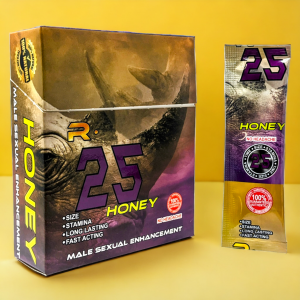 Rhino 25 Male Sexual Enhancement Honey - 12ct Display [RNH25H]