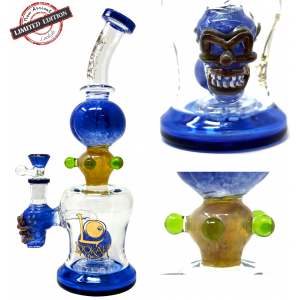 Lookah - 12" Pumpkin Art W/ Pumpkin Matrix Perc Water Pipe - [C330]