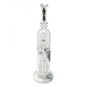 15" BIIGO Glass By Lookah Octopus Perc Straight Water Pipe Rig - [GT033]