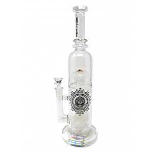 15" BIIGO Glass By Lookah Octopus Perc Straight Water Pipe Rig - [GT033]