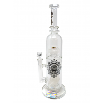 15" BIIGO Glass Octopus Design With Octopus Tentacles Perc Water Pipe By Lookah [GT033]