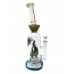 13.5" BIIGO Glass By Lookah Octopus Tentacle Perc Straight Water Pipe Rig (Blue) - [GT046]