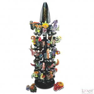 Lookah Glass Bowl Set Display Stand - 48ct Display [LBD-48CT]