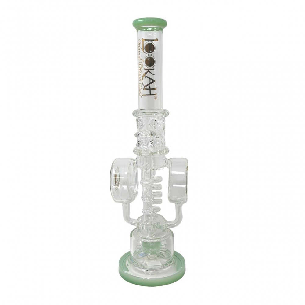18" Lookah - Disc Tower Of Filtration Recycler Water Pipe [WPC755]