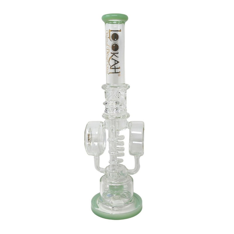 18" Lookah - Disc Tower Of Filtration Recycler Water Pipe [WPC755]