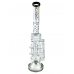 Lookah Glass - 20" Triple HoneyComb Chamber Multi Perc Water Pipe -  [WPC756]