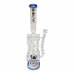 17.5" Lookah Double Spiral Coil & Double Drum Perc Recycler Water Pipe - [WPC758]