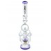 Lookah Glass - 21" Donut Chambers Multi Perc Water Pipe - [WPC760]