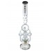 Lookah Glass - 21" Donut Chambers Multi Perc Water Pipe - [WPC760]