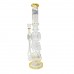 20" Lookah Spiral Barrel Double Chamber With Multi Honeycomb Perc Recycler Water Pipe - [WPC770]