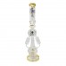 20" Lookah Spiral Barrel Double Chamber With Multi Honeycomb Perc Recycler Water Pipe - [WPC770]