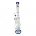 20" Lookah Spiral Barrel Double Chamber With Multi Honeycomb Perc Recycler Water Pipe - [WPC770]