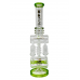 16.5" Lookah Spiral Double Barrel Chamber Inline With Multi Honeycomb Perc Water Pipe - [WPC772]