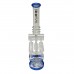 16.5" Lookah Spiral Double Barrel Chamber Inline With Multi Honeycomb Perc Water Pipe - [WPC772]