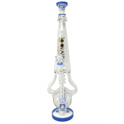 21" Lookah Double Drum Perc Coil Recycler [WPC782]