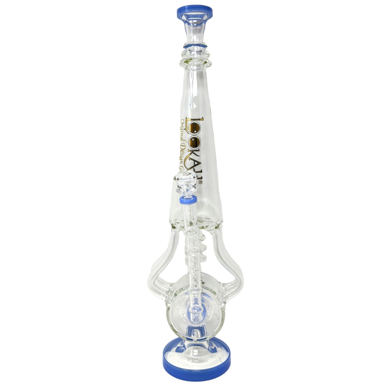 21" Lookah Double Drum Perc Coil Recycler [WPC782]