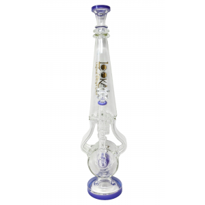 21" Lookah Double Drum Perc Coil Recycler [WPC782]