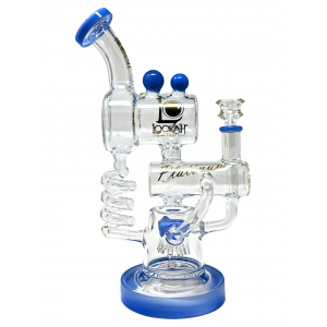 11" Lookah Shower Perc Double Chamber Coil Recycler [WPC784]