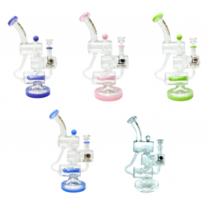 12" Lookah Inline Perc Triple Chamber Recycler - [WPC791]