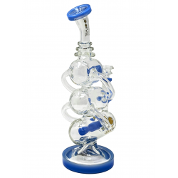 12" Lookah Tripple Chamber Recycler Water Pipe - [WPC792]