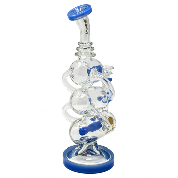 12" Lookah Tripple Chamber Recycler Water Pipe - [WPC792]