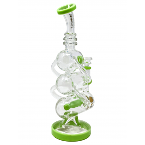 12" Lookah Tripple Chamber Recycler Water Pipe - [WPC792]