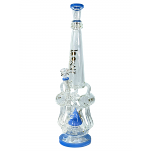 22" Lookah Sprinkler Pyramid Perc Double Chamber Recycler [WPC793]