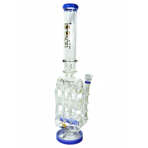 21" Lookah Inline Perc W/ Donut Chamber Recycler [WPC794]