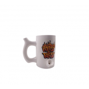 Roast & Toast Mug -  Large - White Flames [82438] 