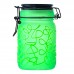Frosted Airtight Stash Jar with Secure Clamp Lid - Glow in the Dark - Stylish Storage Solution