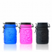 Frosted Airtight Stash Jar with Secure Clamp Lid - Glow in the Dark - Stylish Storage Solution