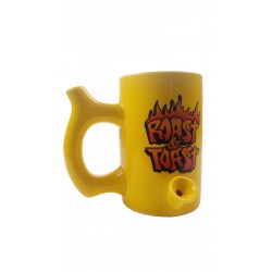 Roast & Toast Mug - Large - Yellow Flames [82439] (MSRP $29.99)
