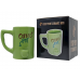 High Point Ceramic Green Coffee Pot Mug Hand Pipe - [PM003]