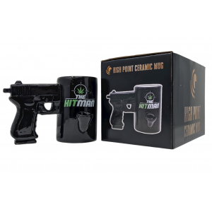 High Point Ceramic The Hitman Gun Mug Hand Pipe - [PM027]