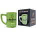 High Point Ceramic Green Wake & Bake Mug Hand Pipe - [PM013]