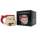 High Point Ceramic Red Santa Wake Bake Mug Hand Pipe - [PM025]