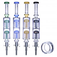 Clover Glass - Pump Up Flavor with Dual Tree Perc Nectar Collector