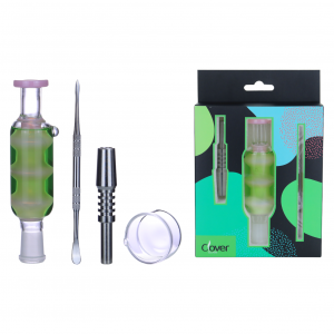 Clover Glass - Glycerin Filled Freezable Pipe Nectar Collector
