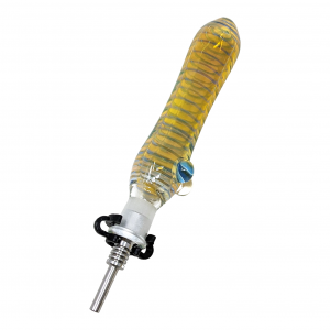5.5" Assorted Gold Fumed Nectar Collector with Titanium Tip - [WSG300-S]