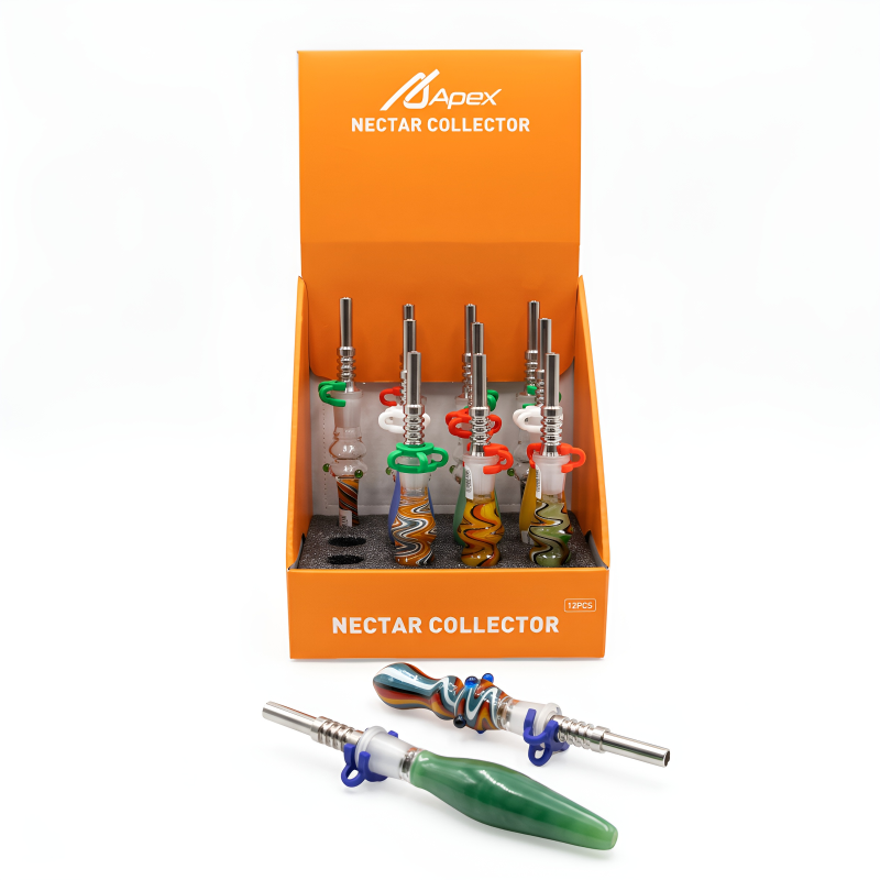 APEX Assorted Design 14mm Nectar Collector – 12ct Display