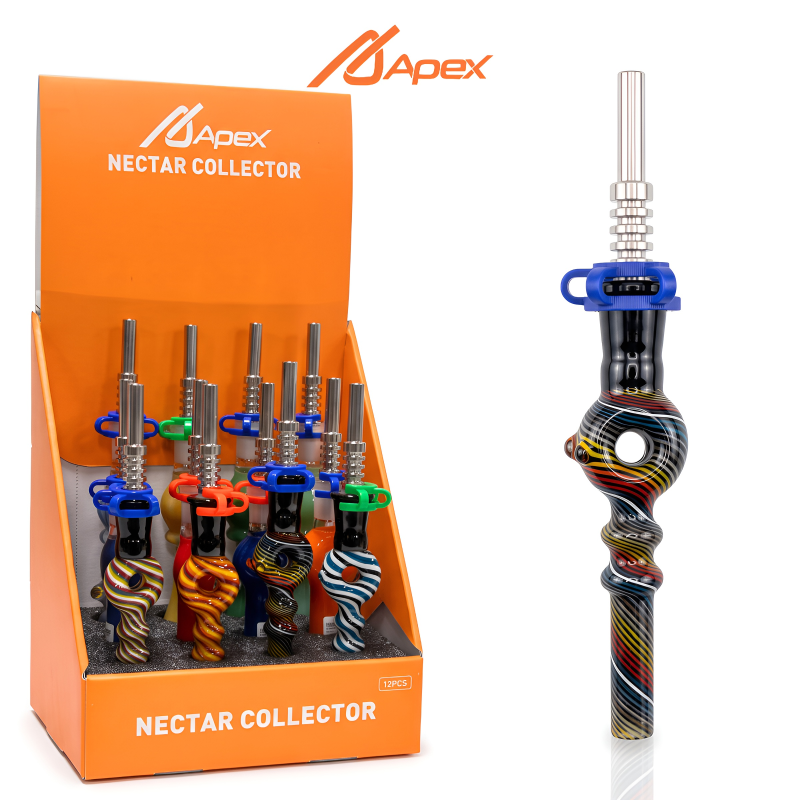 Apex Assorted Design 14mm Designer Nectar Collector – 12ct Display