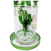 10" On Point Glass Scorpion Perc Cactus Top Water Pipe - [ABC16]