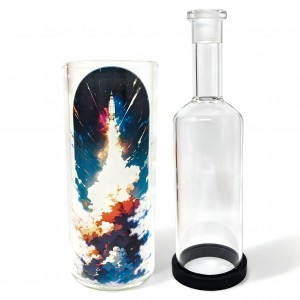 On Point Glass - 8" Liftoff To Greatness Ultimate Space Launch Gravity Water Pipe - [HXCP484B]