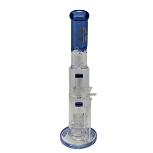 16" On Point Glass Double Matrix Perc Water Pipe [JD690] 