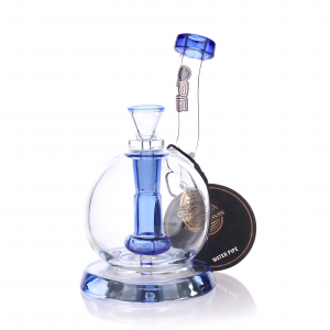 On Point Glaass - 5" Steamy Sesh Tea Kettle Style W/ Perc Mini Water Pipe - [SK-7012]