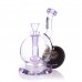 On Point Glaass - 5" Steamy Sesh Tea Kettle Style W/ Perc Mini Water Pipe - [SK-7012]